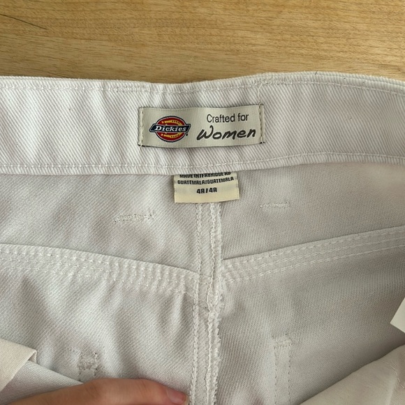 Dickies white pants size 4 - Picture 1 of 2
